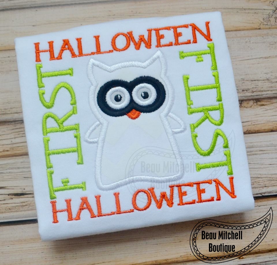 1st Halloween Owl Ghost