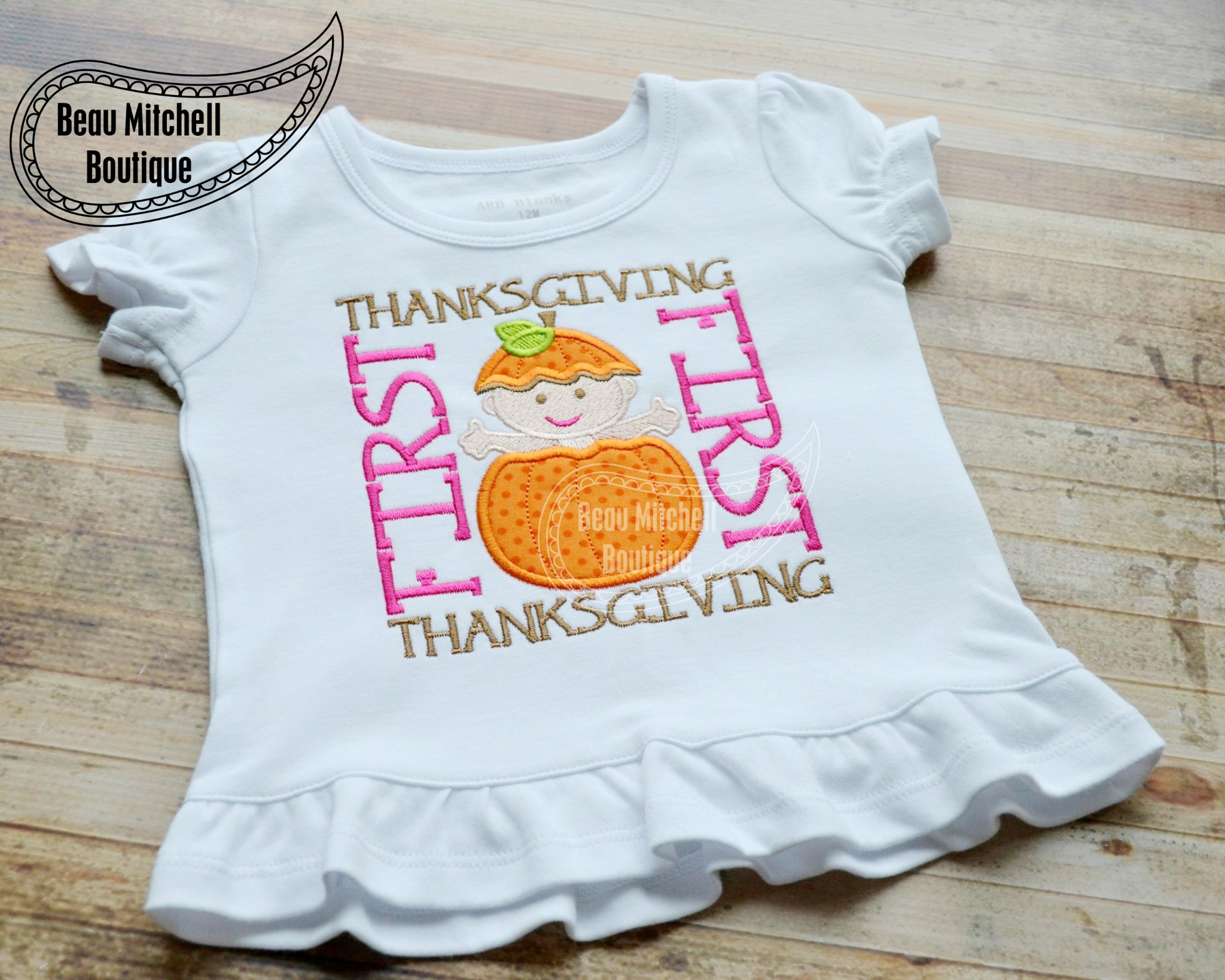 1st Thanksgiving pumpkin baby