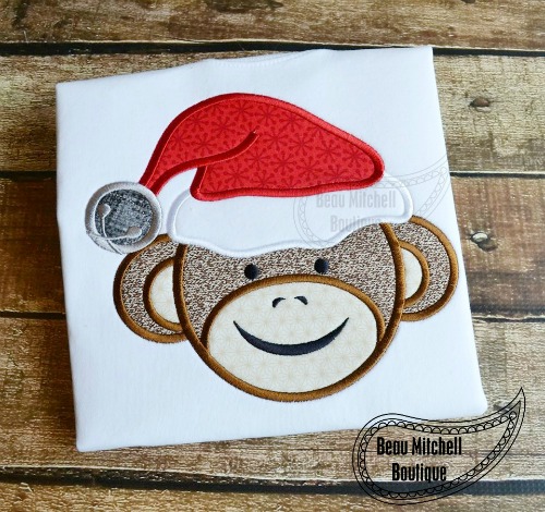 Sock Monkey Santa