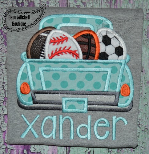 Easter Egg sport Truck applique