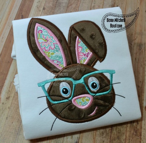 Bunny Glasses applique