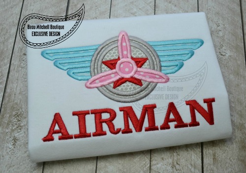 Airman applique
