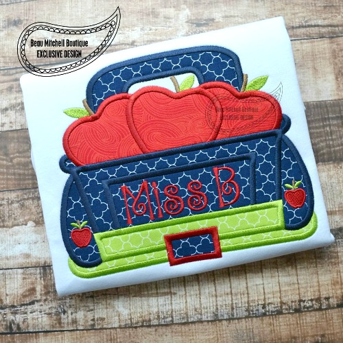 Apple Truck applique