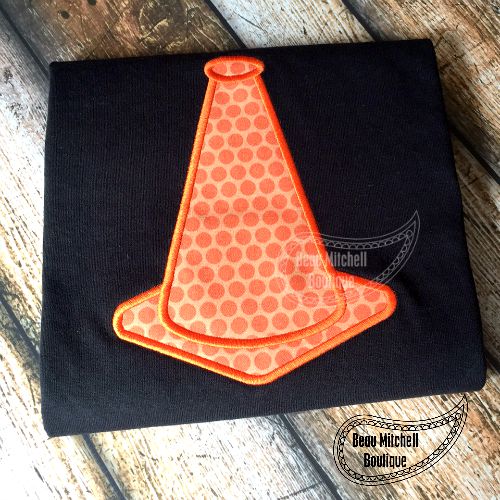 Construction Cone applique