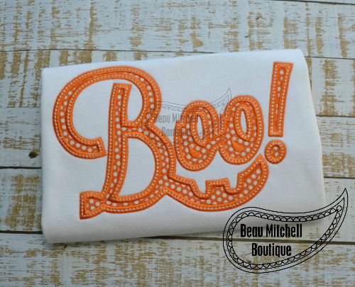 Boo applique