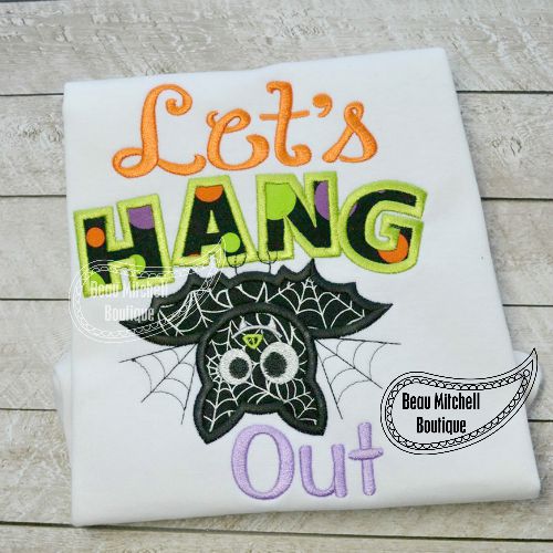 Lets hang out halloween design