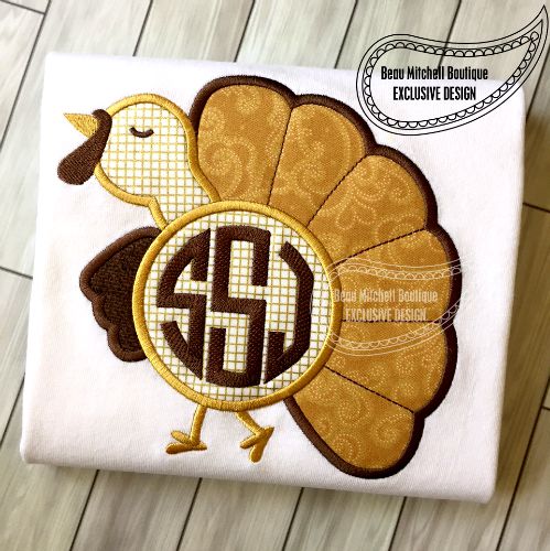 Mr. Turkey applique