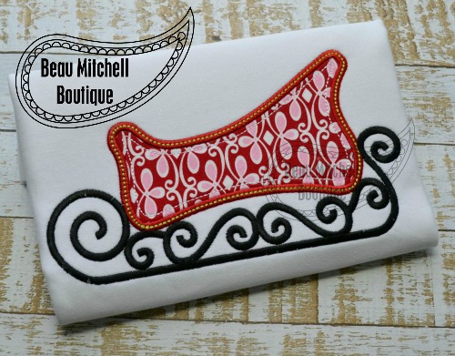 Sleigh applique
