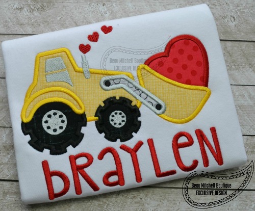 Valentine loader applique