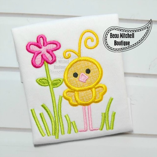 Spring Birdie applique