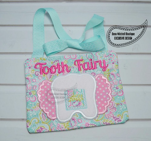 Girl Tooth pillow – In the hoop exclusive design