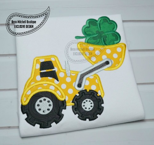 Shamrock loader applique