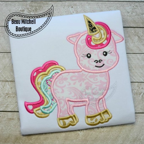 Unicorn applique