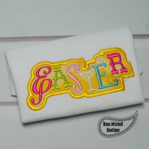 Easter applique