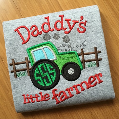 Little Farmer applique