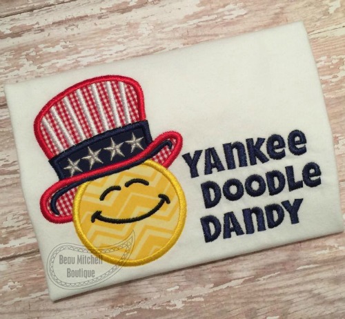 Yankee doodle dandy applique