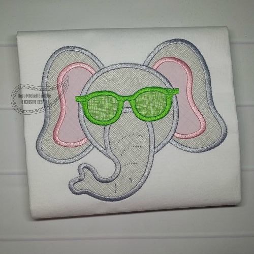 Elephant Glasses applique