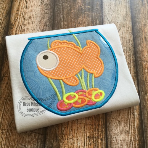 Fish tank applique