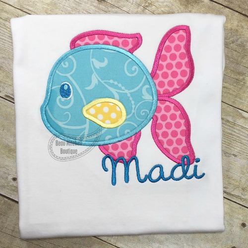 Fishy Fish applique