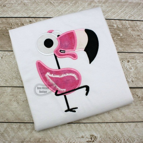 Flamingo applique