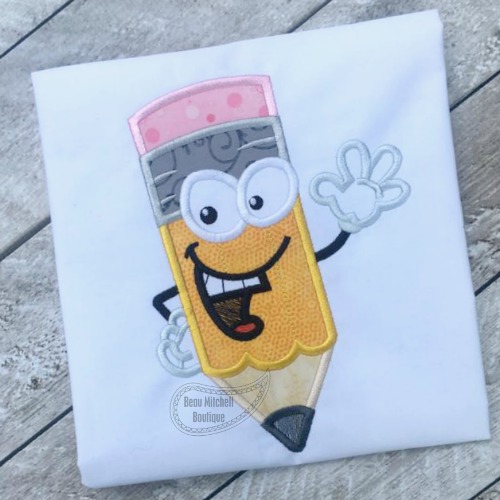 Mr. Pencil applique