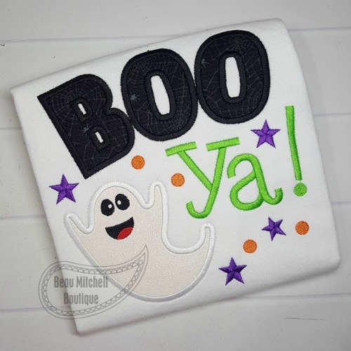 Boo Ya! applique