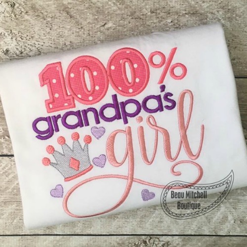 100% Grandmpa’s girl