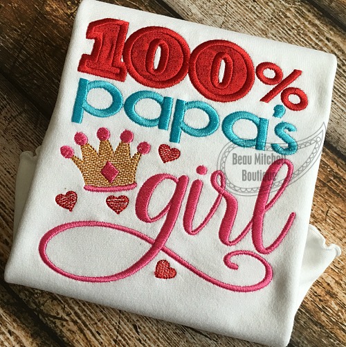 100% Papa’s girl