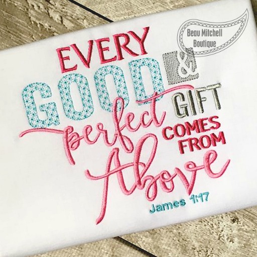 Every Good & Perfect Gift comes from above