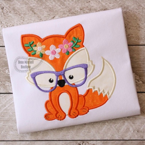 Foxy Flower Glasses