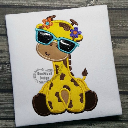 Uregelmæssigheder gravid stemme Giraffe Flower Sun Glasses - Beau Mitchell Boutique