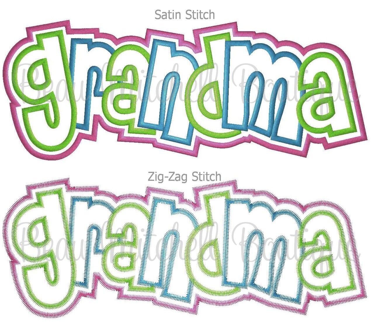 Grandma Double Applique