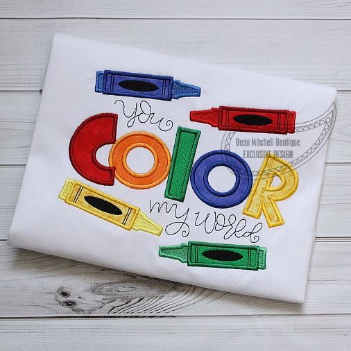 You Color my World