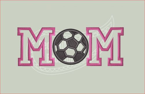 Mom Soccer Satin