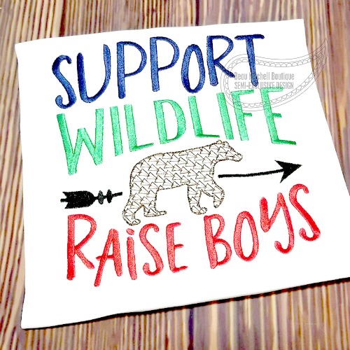 Support wildlife, Raise boys