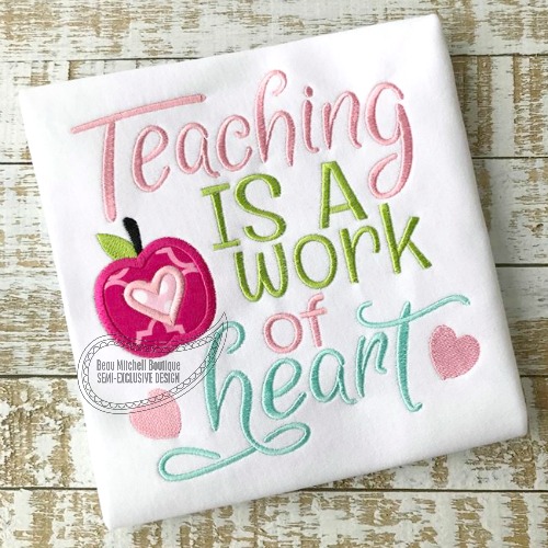 Teaching is a work of heart