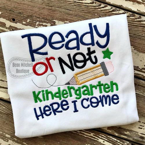 Ready or not Kindergarten here I come!